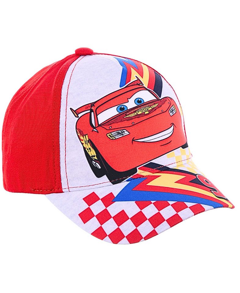 Disney Cars Baseball Cap Lighting McQueen Jungen Sommerkappe Größe 52-54 cm von Disney Cars