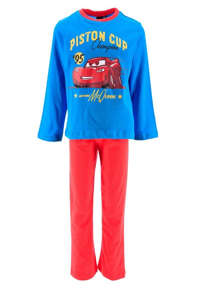 Disney Cars Schlafanzug Lightning McQueen Kinder Pyjama Jungen Schlafanzug (2 tlg) von Disney Cars