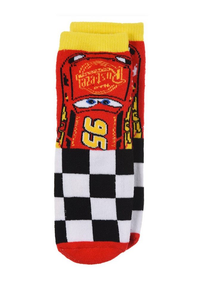 Disney Cars Socken Cars Kinder Jungen Socken Gumminoppen Stopper-Socken Strümpfe von Disney Cars