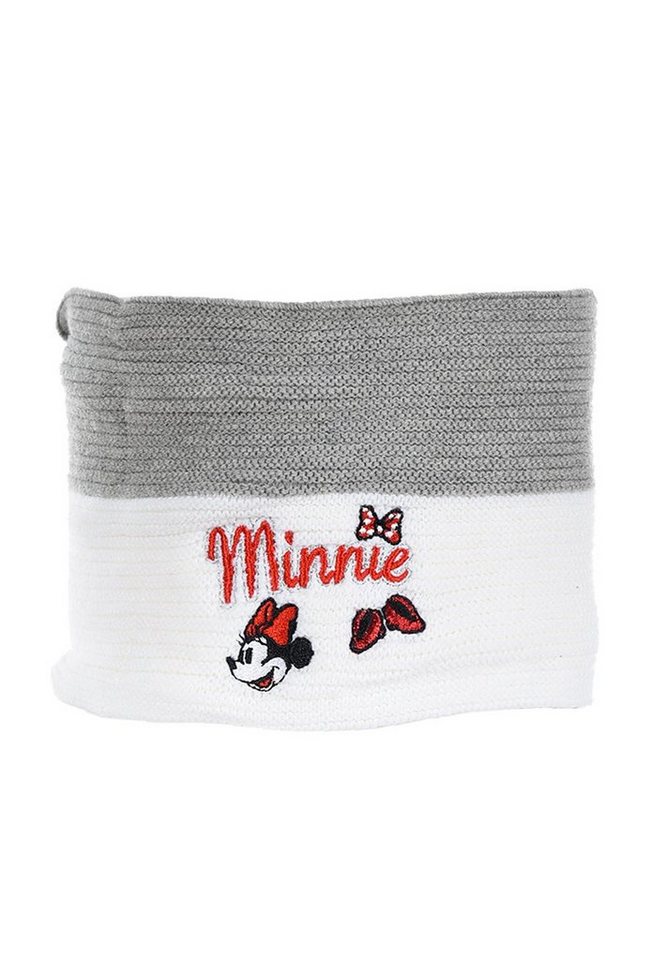 Disney Minnie Mouse Loop Kinder Mädchen Winter-Schal Strick-Schlauch-Schal Mini Maus von Disney Minnie Mouse