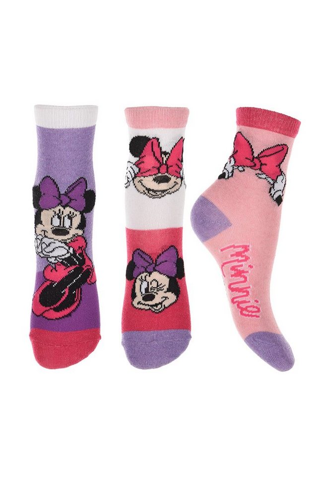 Disney Minnie Mouse Socken Minnie Kinder Mädchen Socken Strümpfe von Disney Minnie Mouse