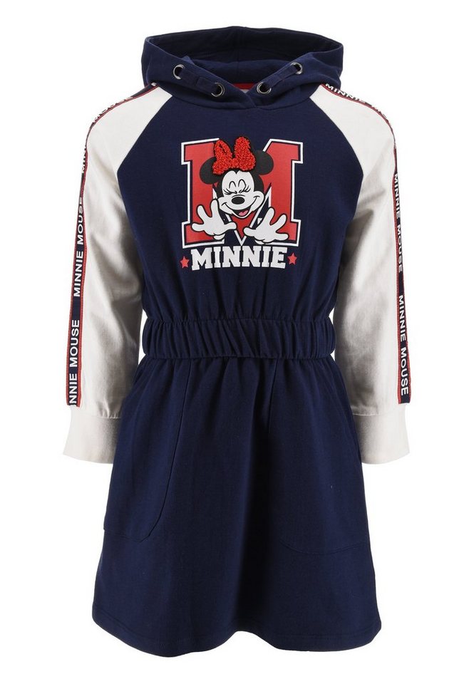 Disney Minnie Mouse Sweatkleid Sweatkleid Kinder langarm Kleid Dress von Disney Minnie Mouse