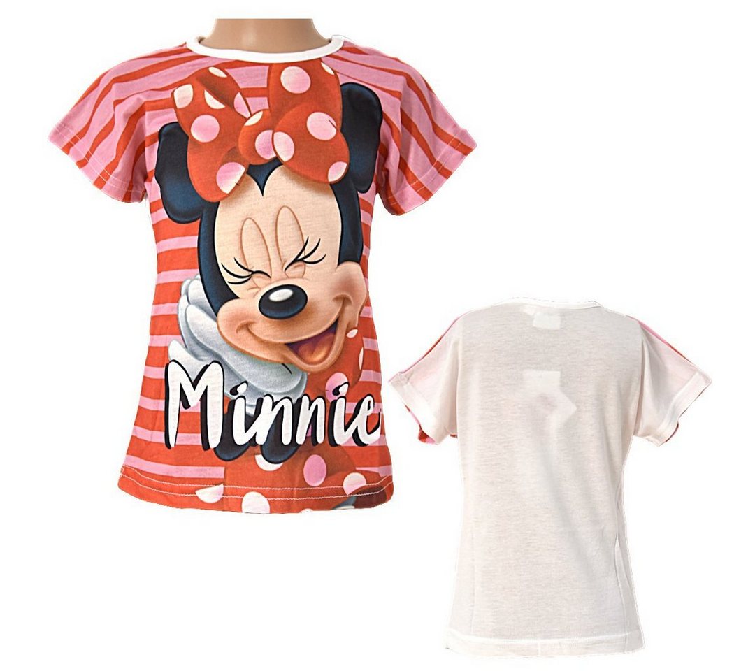 Disney Minnie Mouse T-Shirt Minnie Maus Mädchen Kurzarmshirt Gr. 92-128 cm von Disney Minnie Mouse