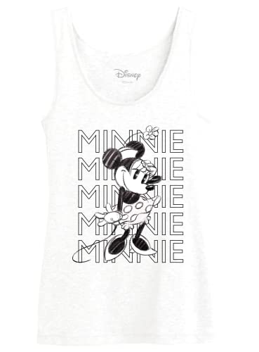 Disney Damen Wodmicktk113 Tanktop, weiß, M von Disney