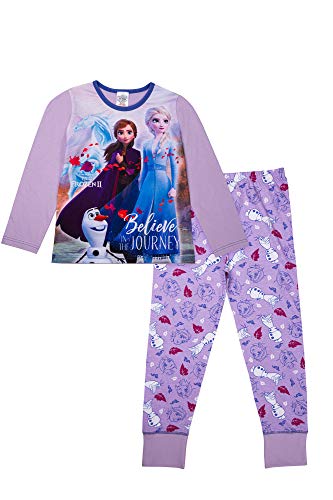 Disney Mädchen-Pyjama „Die Eiskönigin", Anna Elsa Olaf, Alter 3 bis 12 Jahre Gr. 4-5 Jahre, Flieder Disney Mädchen-Pyjama „Die Eiskönigin", Anna Elsa Olaf, Alter 3 bis 12 Jahre Gr. 4-5 Jahre, Flieder von Disney