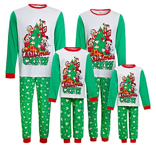 Disney Mickey & Friends Weihnachtspyjama für Erwachsene und Kinder, Weihnachts-Pyjama, Herren, S von Disney