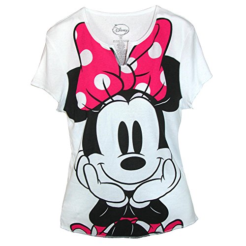 Disney Minnie Mouse T-Shirt für Damen, Größe XL, Weiß, Weiss/opulenter Garten, X-Groß von Disney