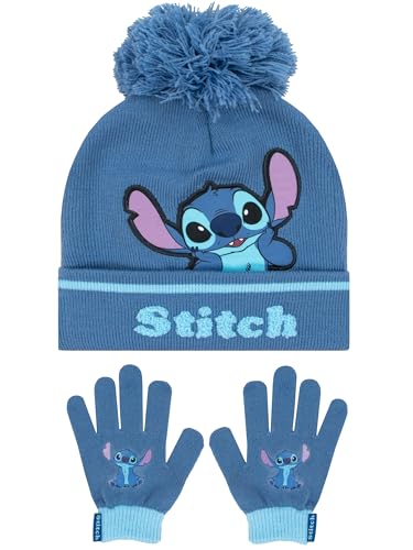 Disney Mütze Und Handschuhe | Stitch Mütze Und Handschuhe | Mädchen Hut | One Size Blau Disney Mütze Und Handschuhe | Stitch Mütze Und Handschuhe | Mädchen Hut | One Size Blau von Disney
