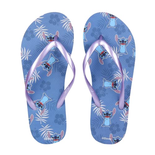 Disney Stitch Zehentrenner für Damen und Mädchen, Stitch Sommersandalen für Damen und Mädchen, Größe EU 44 von Disney