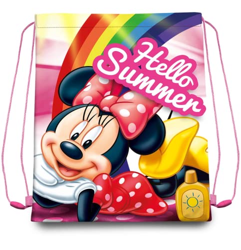 Disney Turnbeutel mit Kordeln, 40 x 30 cm, Minnie Minnie Turnbeutel, 40 cm, Mehrfarbig von Disney