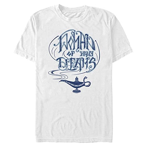 Disney Unisex Aladdin: Live Action Women Of Many Dreams Organic Short Sleeve T-shirt, Weiß, L von Disney