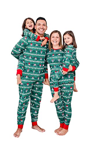 Disney Weihnachtliches passendes Familien-Pyjama-Set, Herren, Damen, Jungen, Mädchen, Weihnachtspyjama-Set, Mickey Minnie und Freunde, Mädchen, 11-12 Jahre von Disney