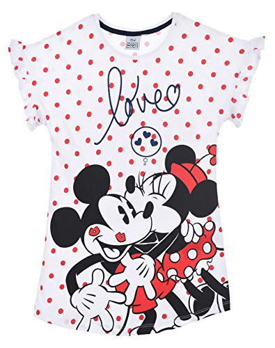 Minnie Mouse Mädchen Nachthemd (Weiß,8 Jahre) von Disney