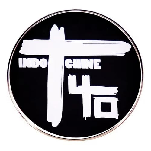 Distrigeek Indochine Logo Pin Metall Rund Schwarz Weiß Badge Pin Pin Pin Rockband Pop Pin Pin für Damen oder Herren Geschenkidee 3 cm Zubehör Dekoration Tasche Jacke Jeans, small, Metall, Ohne Distrigeek Indochine Logo Pin Metall Rund Schwarz Weiß Badge Pin Pin Pin Rockband Pop Pin Pin für Damen oder Herren Geschenkidee 3 cm Zubehör Dekoration Tasche Jacke Jeans, small, Metall, Ohne von Distrigeek