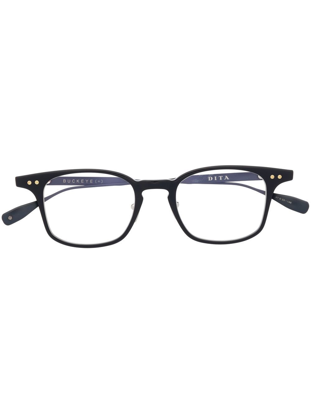 Dita Eyewear Brille mit eckigem Gestell - Blau von Dita Eyewear