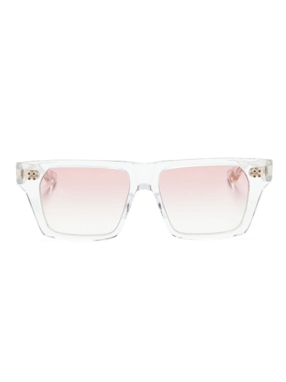 Dita Eyewear Eckige Sonnenbrille mit Logo-Print - Weiß von Dita Eyewear