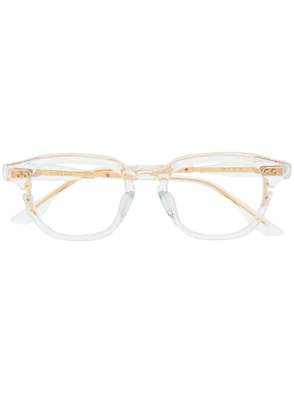 Dita Eyewear 'Lineus' Brille mit transparentem Gestell - Weiß von Dita Eyewear