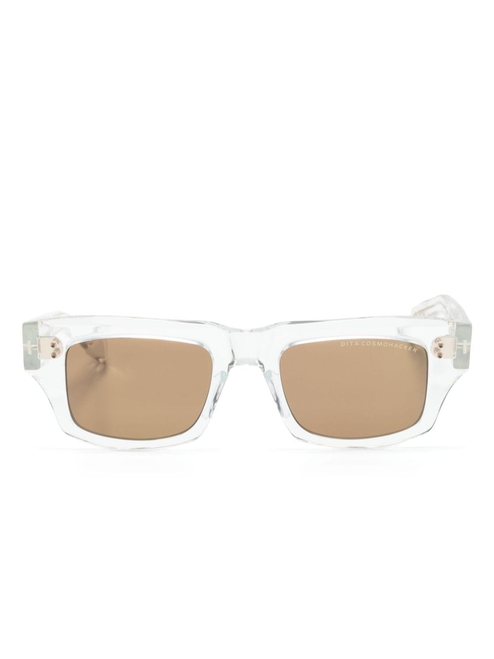 Dita Eyewear Sonnenbrille mit eckigem Gestell - Weiß von Dita Eyewear