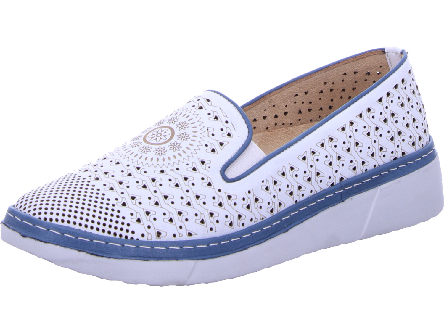 female Sportliche Slipper weiss 38 von Diverse