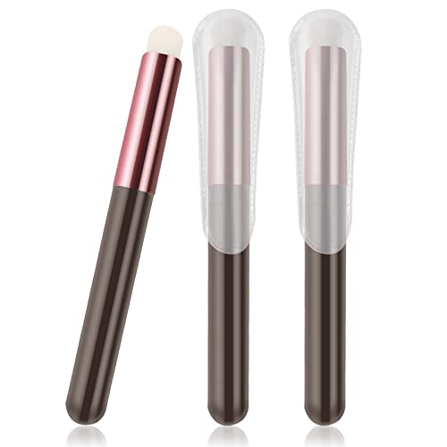 3 Pcs Smudge Pinsel Lippenstift Pinsel Mit Tuben Lidschatten Pinsel Concealer Pinsel Lip Pinsel Make-up Lip Pinsel Lipgloss Applikator Zauberstäbe Künstliche Faser Tragbare Concealer Pinsel von Diyfixlcd