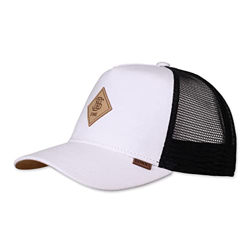 Djinns - Jersey Patch (White/Black) - Trucker Cap Meshcap Hat Kappe Mütze Caps von Djinns
