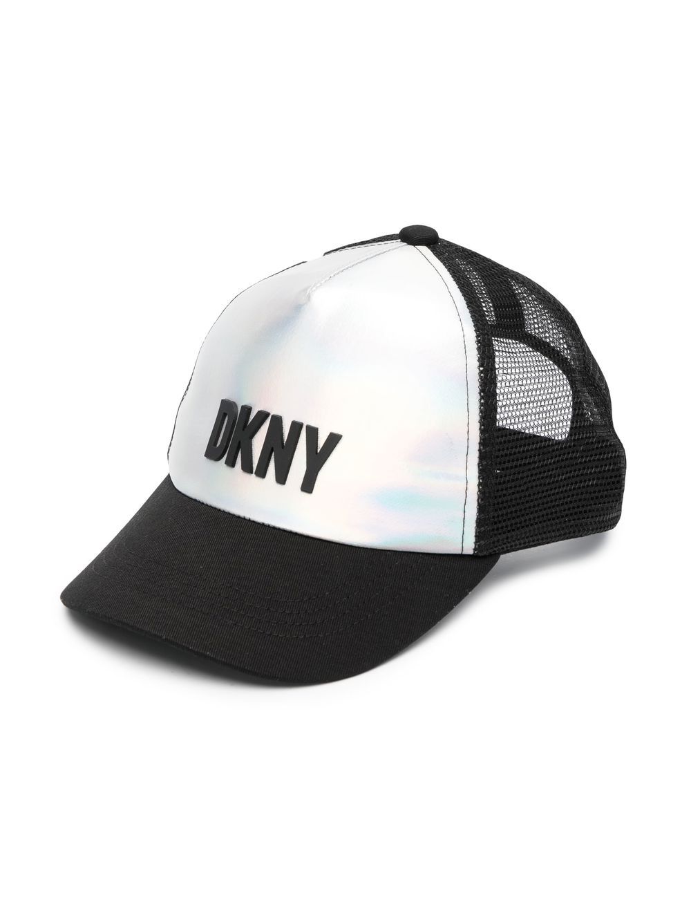 Dkny Kids Baseballkappe mit Logo-Prägung - Silber von Dkny Kids