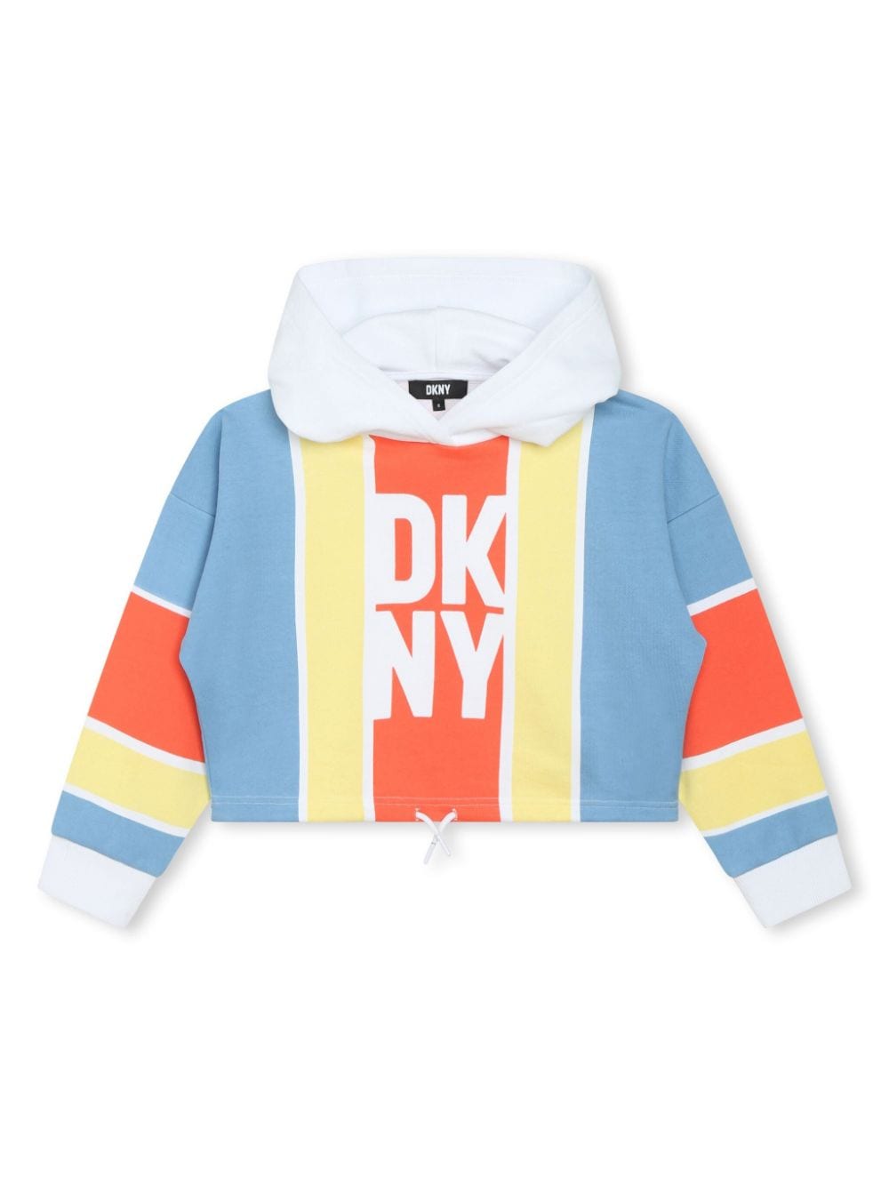 Dkny Kids Gestreifter Hoodie - Blau von Dkny Kids