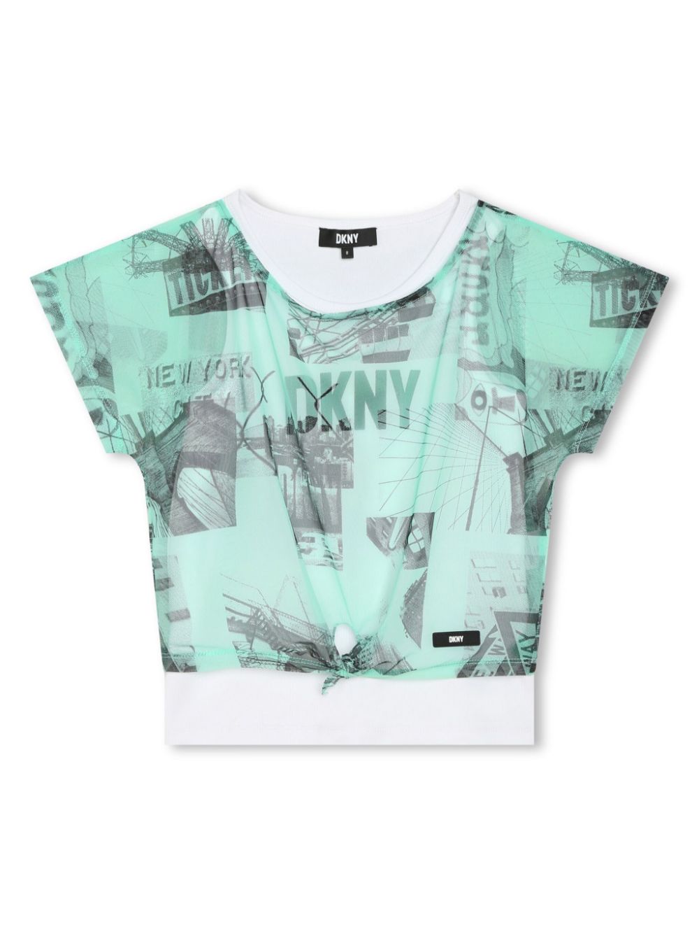 Dkny Kids T-Shirt mit New York-Print - Weiß von Dkny Kids