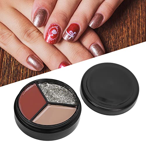 Nagellack-Gel, Gel-Nagellack-Set, 3 Farben, Solide Skulptur, Gel-Nagellack, Creme, für Zuhause, Salon, Schnitzen, Nagellack, Gel-Nagelgel-Farbe, Nagelkunst-Werkzeug für (#17 Internationale Farbe – von Doact