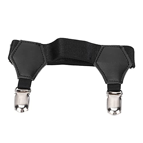 Verstellbare, stabile Strumpfbänder, Sockenstrumpfhalter, modische Metallsocken, doppelte Clips, verstellbare Sockenstrumpfbänder, Sockenstrumpfhalter, rutschfeste Clips für Damen und Herren von Doact