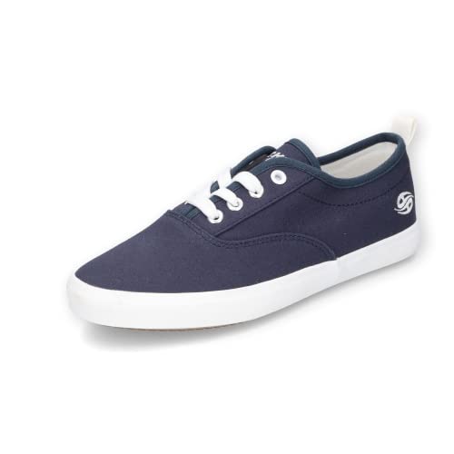 Dockers by Gerli Damen Canvas Schuhe, Frauen Halbschuhe,Strassenschuhe,Sportschuhe,Freizeitschuhe,Stoffschuhe,Navy/Weiss,39 EU von Dockers by Gerli