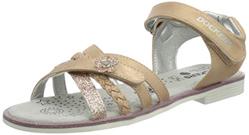 Dockers by Gerli Damen Girl Fashion Sandal Slipper, rosa, 35 EU von Dockers by Gerli