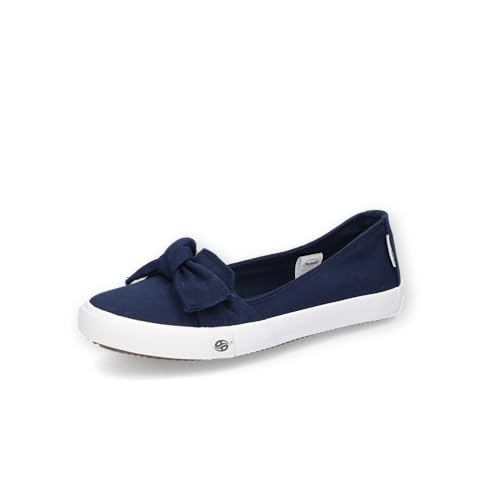 Dockers by Gerli Damen Klassische Ballerinas, Frauen Flats,Abendschuhe,Slip-ons,Freizeitschuhe,sportlich,Ballerinen,Pumps,Navy,42 EU von Dockers by Gerli