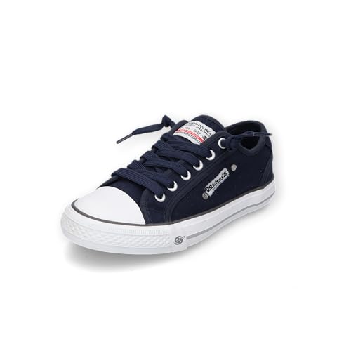 Dockers by Gerli Damen Low-Top Sneaker, Frauen Halbschuhe,Laufschuhe,schnürschuhe,schnürer,straßenschuhe,Strassenschuhe,Navy,40 EU von Dockers by Gerli