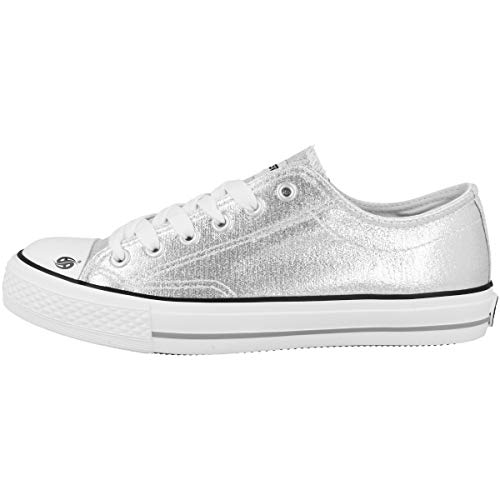 Dockers by Gerli Kinder 38AY662-700550 Sneaker, Silber (Silber 550) von Dockers by Gerli