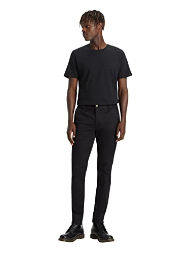 Dockers Herren Alpha Original Skinny Hose, Schwarz, 31W / 30L von Dockers