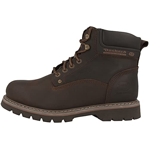 Dockers by Gerli Herren Combat Boots, Männer Sport- & Outdoorschuhe,wasserabweisend,sportschuhe,trainingsschuhe,cafe,45 EU von Dockers by Gerli