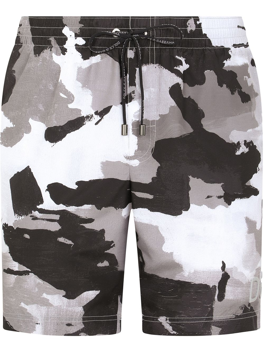 Dolce & Gabbana Badeshorts mit Camouflage-Print - Schwarz von Dolce & Gabbana