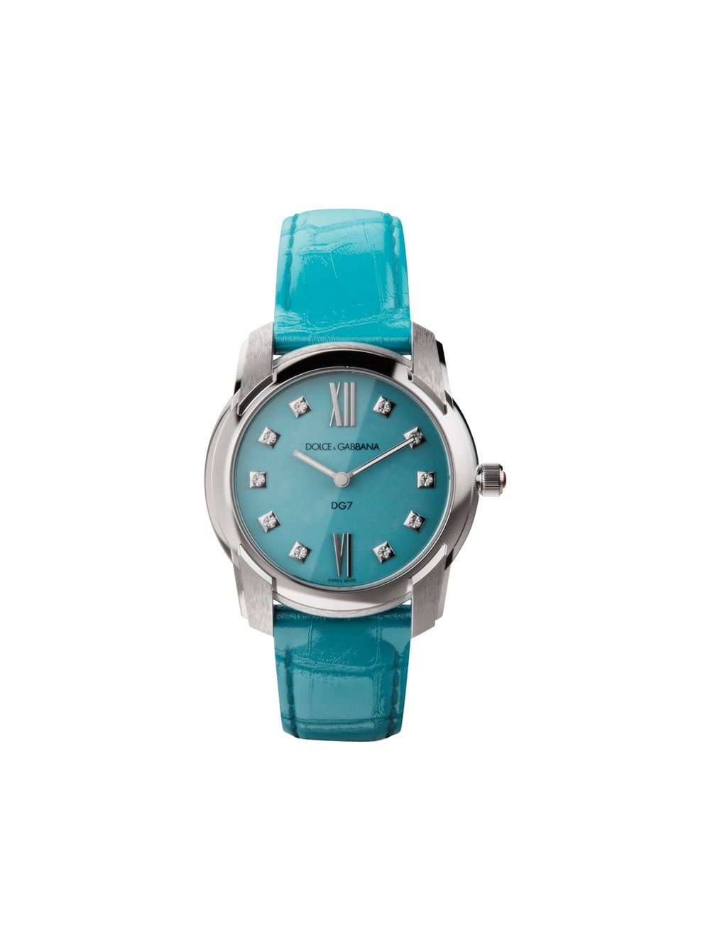 Dolce & Gabbana 'DG7' Armbanduhr, 34mm - Blau von Dolce & Gabbana