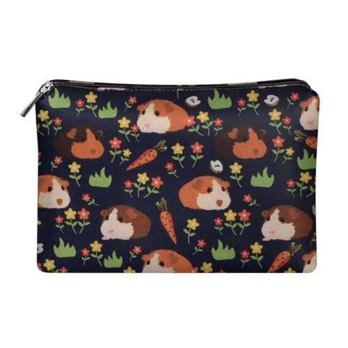 Dolyues Geldbörse für Frauen, Reißverschluss um Leder Clutch Bag Outdoor Kreditkartenhalter Organizer, Meerschweinchen, Einheitsgröße von Dolyues