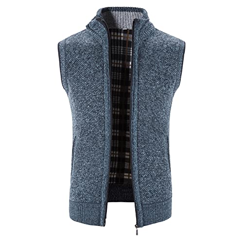 DondPO Weste Herren, Slim Fit Große Größen Baumwolle Strickweste Cardigan V-Ausschnitt Ärmellose Winter Sweater Pullover Pullunder Regular Fit Warm Weste Pulloverwestee DondPO Weste Herren, Slim Fit Große Größen Baumwolle Strickweste Cardigan V-Ausschnitt Ärmellose Winter Sweater Pullover Pullunder Regular Fit Warm Weste Pulloverwestee von DondPO