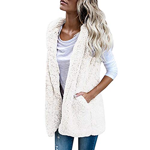 DondPO Weste Lang Damen Westen Elegant Reißverschluss Fleeceweste Fellweste Ärmellose Leicht Warm Fleece Weste Plüschweste Winter Atmungsaktiv Taschen Kuschelweste Teddy Fleece Weste DondPO Weste Lang Damen Westen Elegant Reißverschluss Fleeceweste Fellweste Ärmellose Leicht Warm Fleece Weste Plüschweste Winter Atmungsaktiv Taschen Kuschelweste Teddy Fleece Weste von DondPO