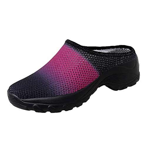 Gesundheitsschuhe Damen Atmungsaktiv Freizeitschuhe rutschfest Orthopädische Herren Bequeme mit Fussbett Pantoletten Slip On Sandalen Schuhe Schlupfschuhe Clogs Hausschuhe Luftkissen Outdoor Sommer von DondPO