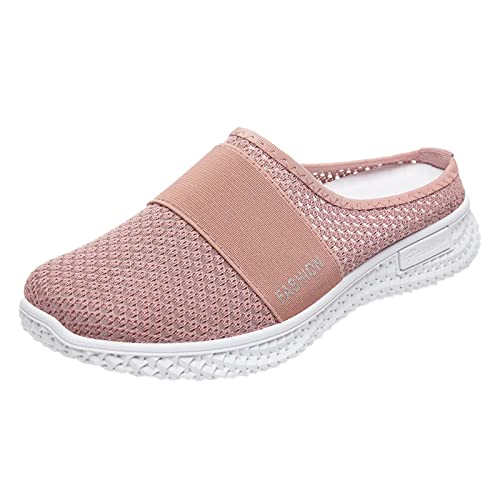 Hausschuhe Damen Sommer Atmungsaktiv Clogs Luftkissen Pantoletten Schuhe Rutschfest Orthopädische Freizeitschuhe Outdoor Gesundheitsschuhe Herren Bequeme mit Fussbett Schlupfschuhe Slip On Schuhe von DondPO