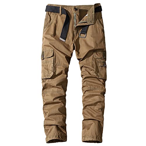 DongBao Lässige Cargohose für Herren, Kampftarnhose, Taktische Arbeitshose mit 6 Taschen von DongBao