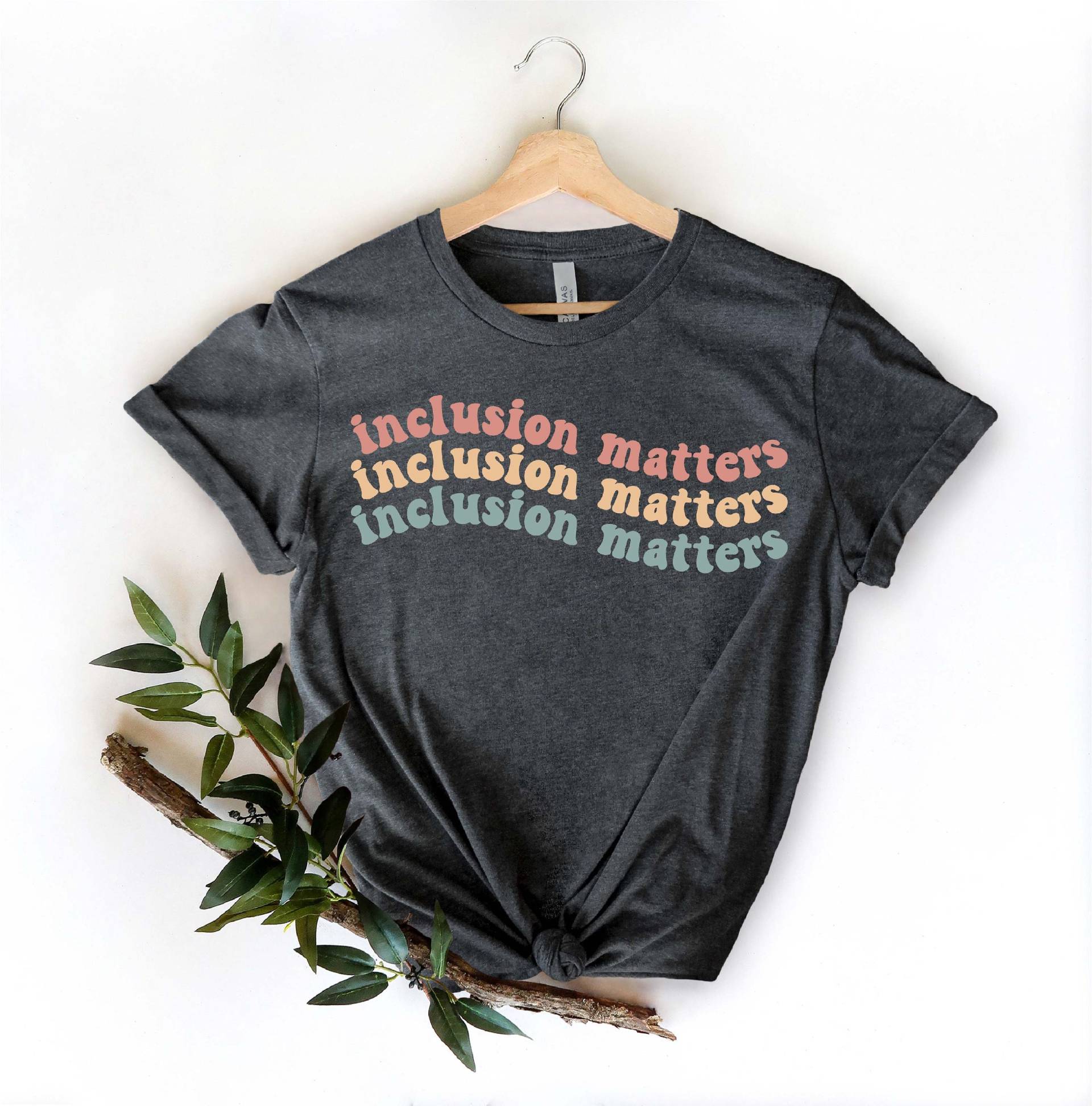 Inclusion Matters Shirt, Autismus-Bewusstseins-Shirt, Sonderpädagogik-Shirt, Autismus-Mutter-Shirt, Dysleixa-Shirt, Autismus-Unterstützungsshirt von DonkeyMonkeyDesign