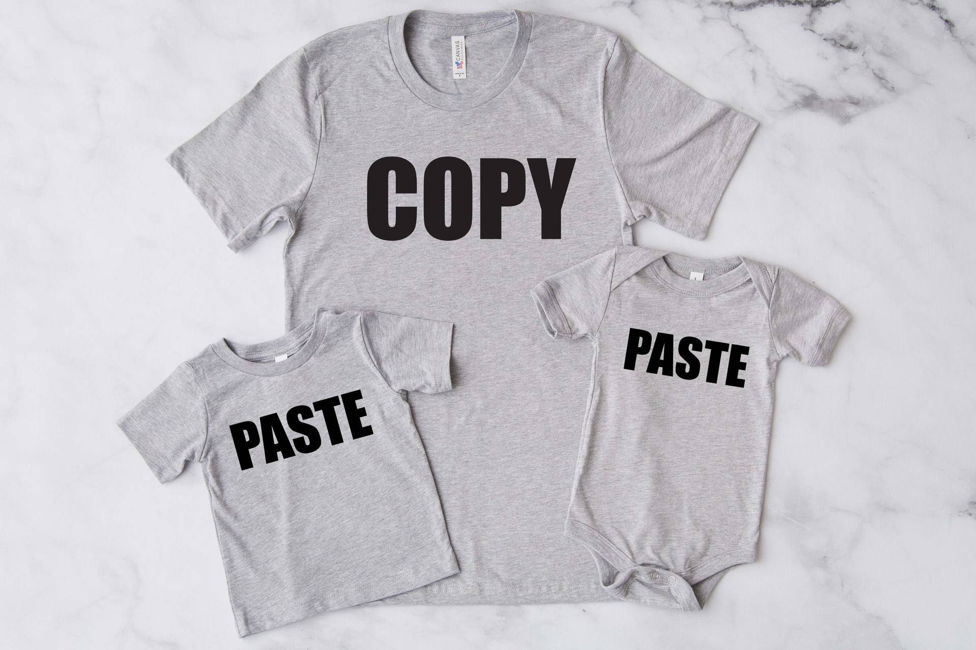 Kopieren Sie Paste Shirt, Papa Und Baby Passende Shirts, Vater Geschenk, Vatertagsgeschenk, Mama Ich Shirt von DonkeyMonkeyDesign