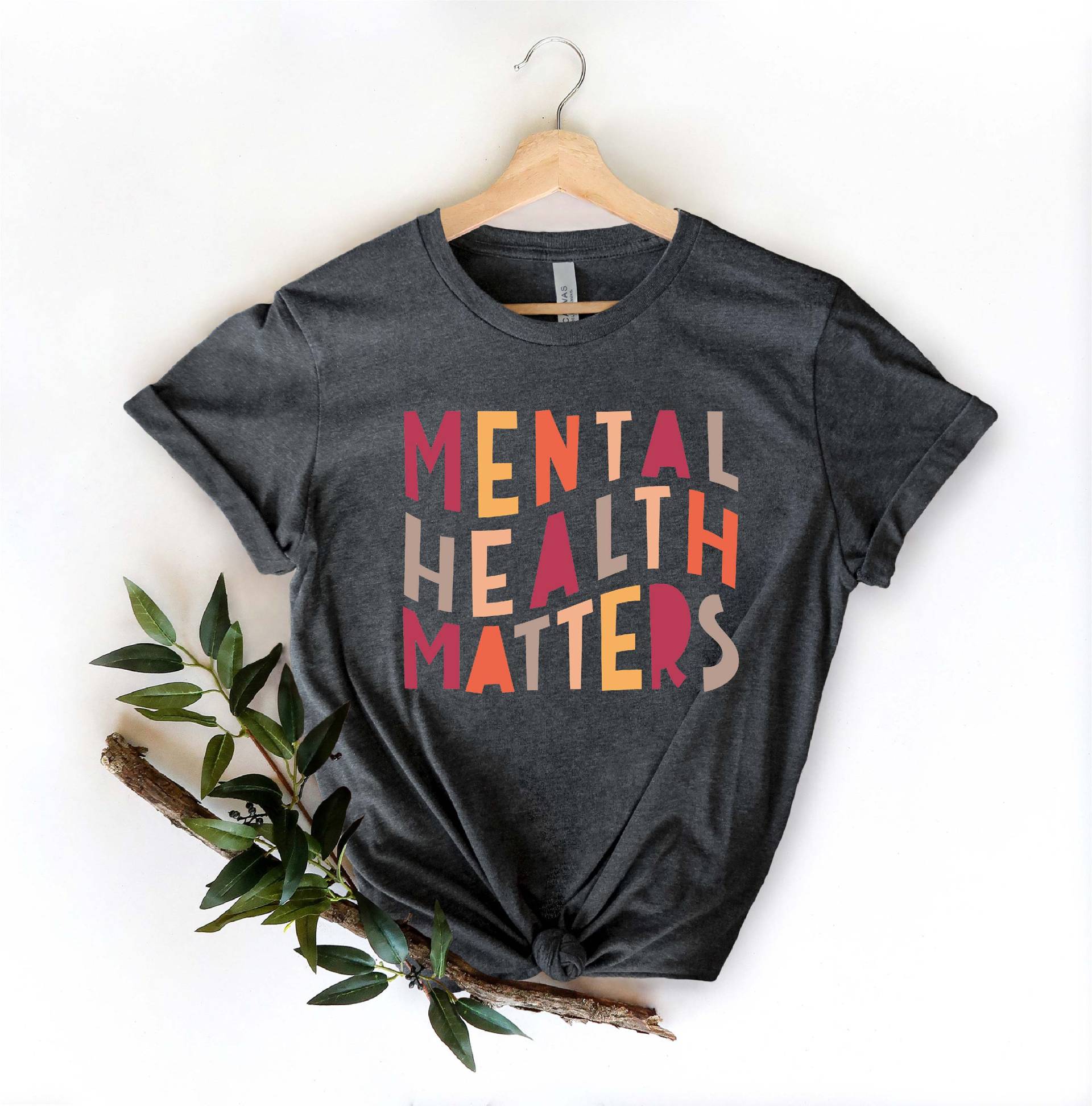 Mental Health Matters Shirt, Awareness Angst Therapeut Psychologe Shirt von DonkeyMonkeyDesign