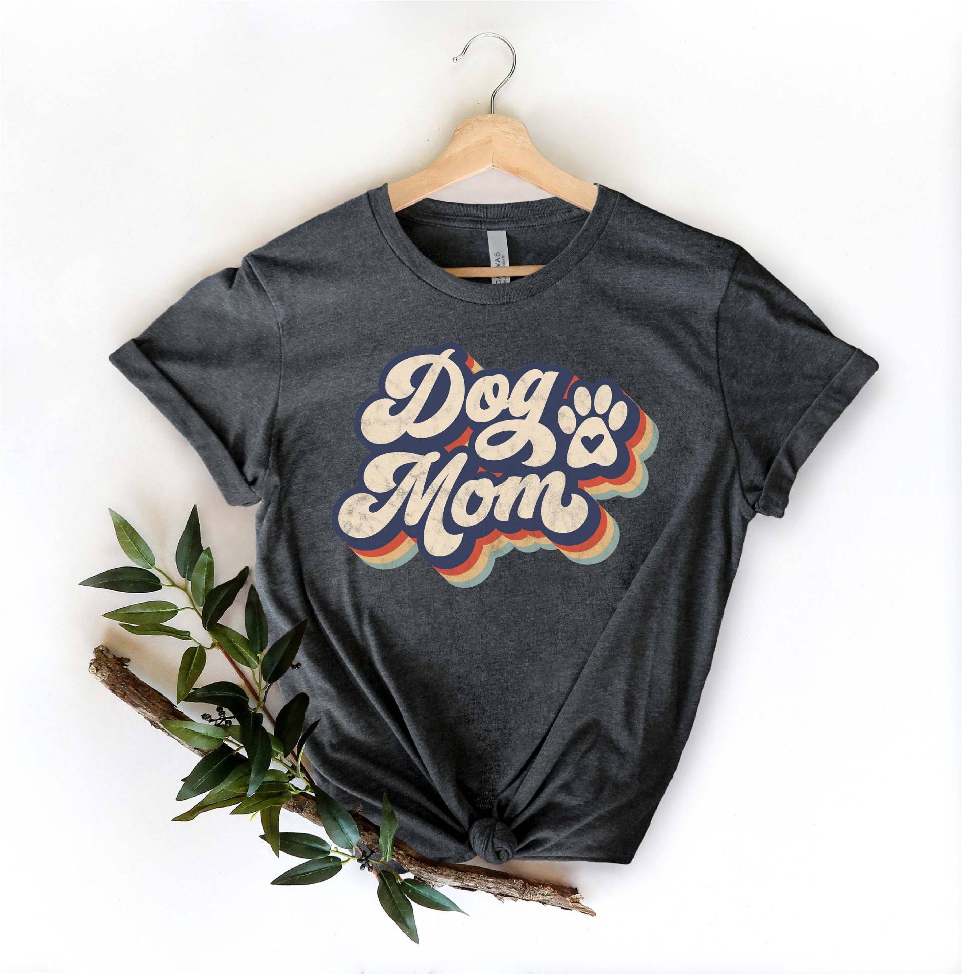 Retro Hund Mama Shirt, Hunde-Liebhaber-Geschenk, Hunde-Shirt, Haustier-Liebhaber-Shirt, Weihnachtsmutter, Hundebesitzer-Shirt von DonkeyMonkeyDesign