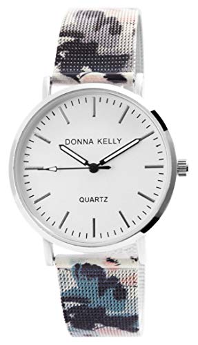 Donna Kelly Damen-Uhr Mesharmband Edelstahl Mehrfarbig Analog Quarz 1300020 von Donna Kelly